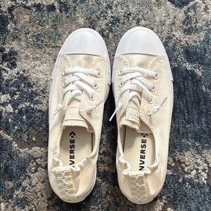 Converse Off-White Canvas Sneakers